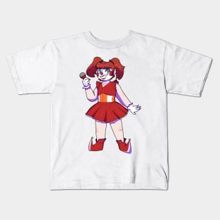 Circus Baby Gijinka Transparent Kids T-Shirt